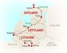- 10 Tage Rundreise Baltikum Höhepunkte