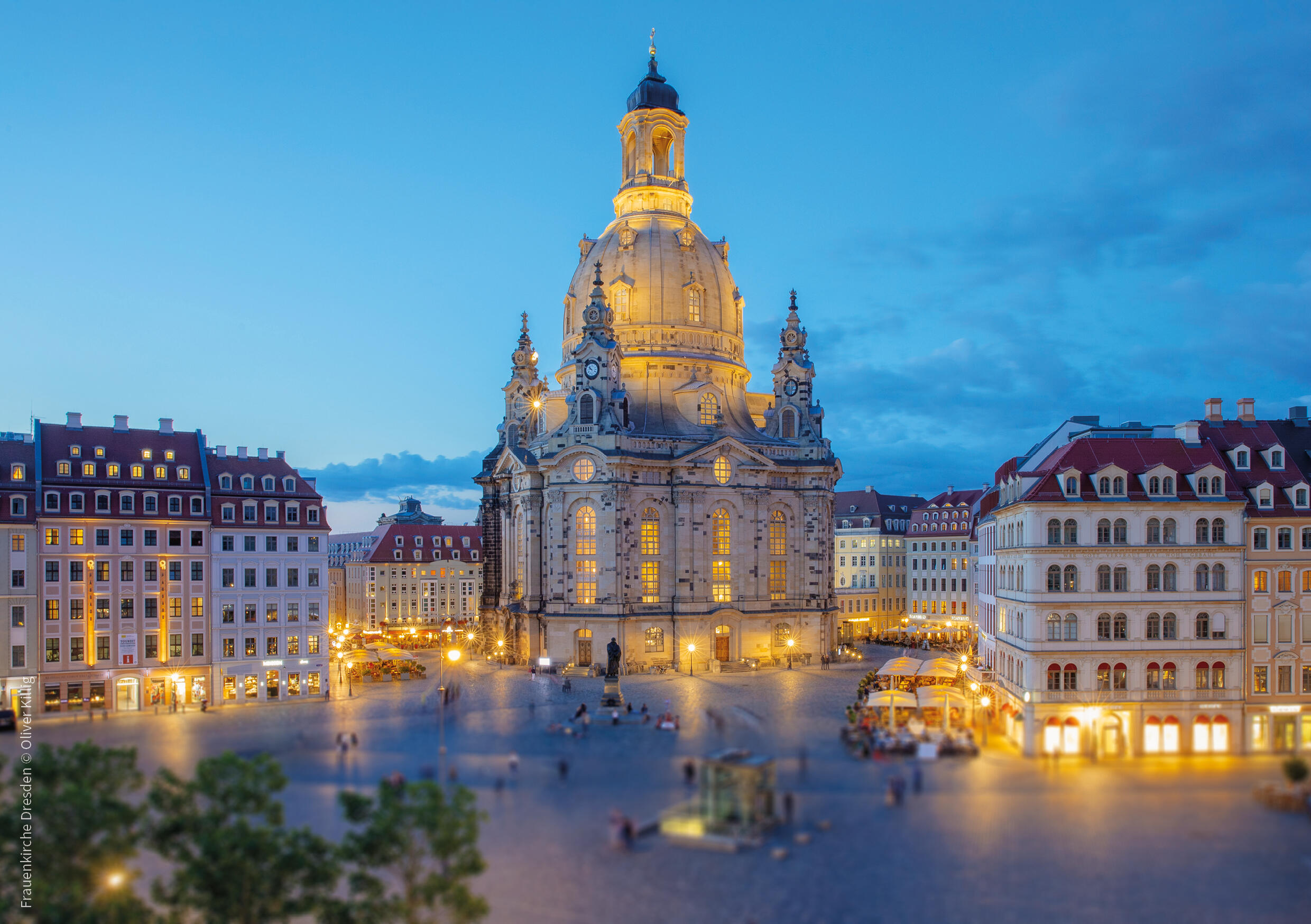 Frauenkirche mit  Taschenbergpalais